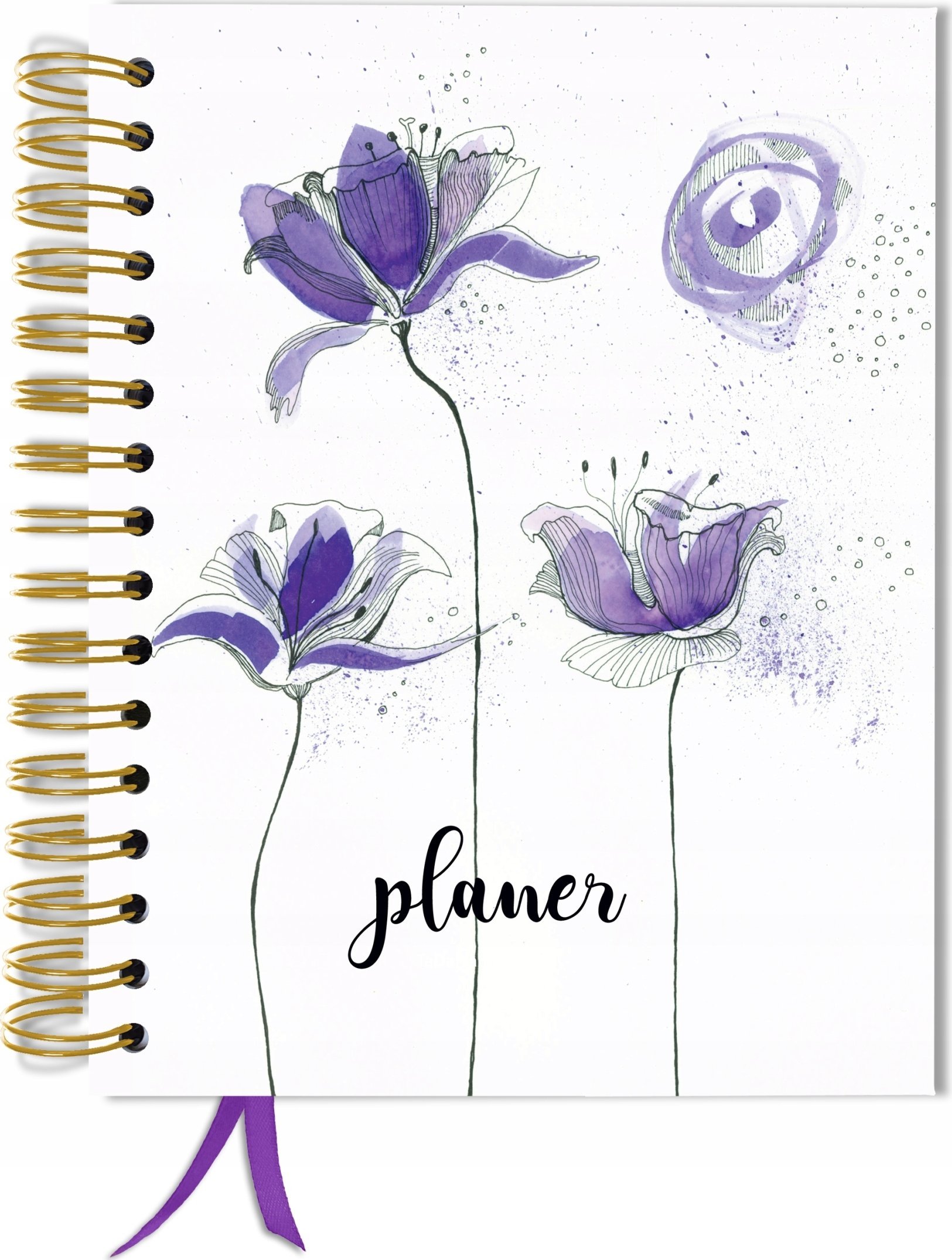 TadaPlanner Kalendarz terminarz bez dat planer książkowy A5+