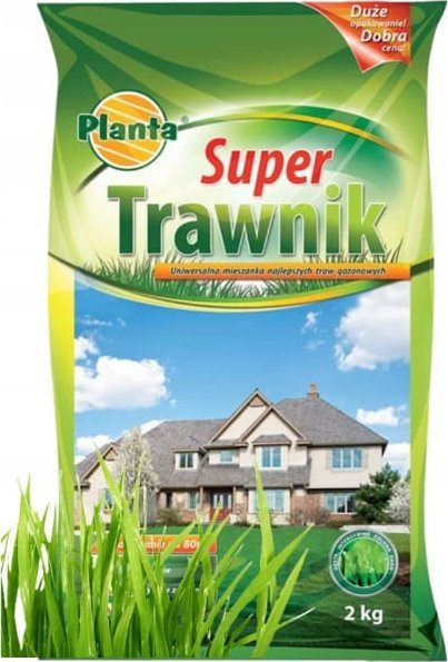 Nasiona trawy Super Trawnik 2 kg Mieszanka traw gazowanych