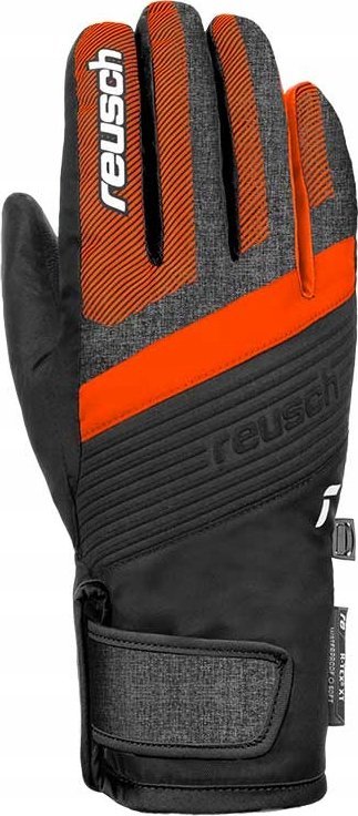 Reusch Rękawice Reusch Duke R-TEX XT Junior Black Black Melange Shocking Orang 2023 5.0