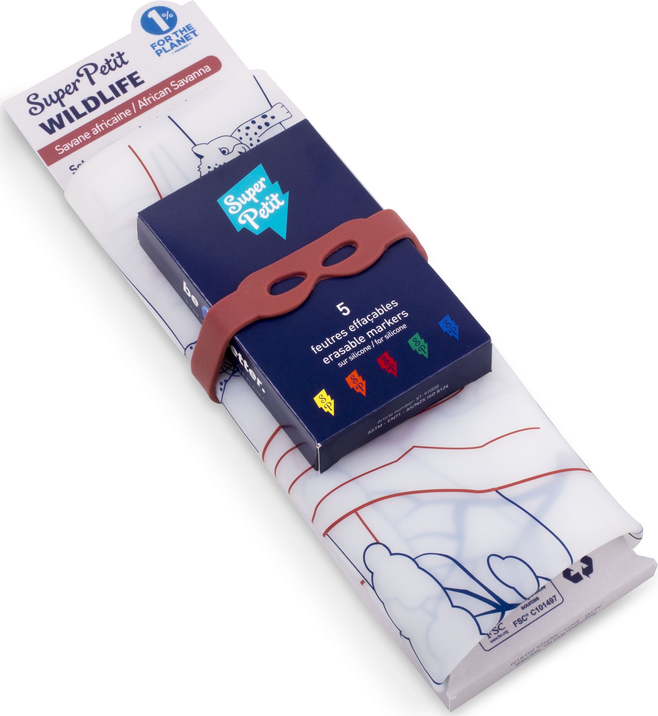 SuperPetit Duża mata do kolorowania Sawanna