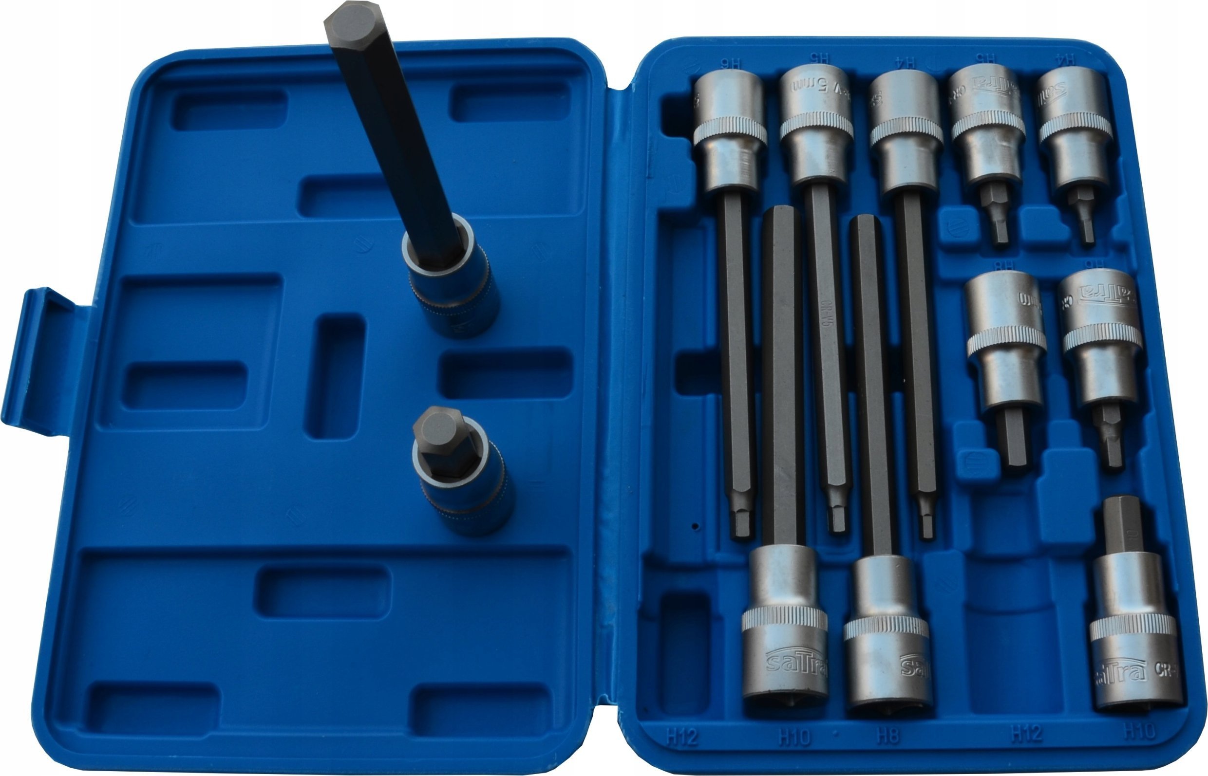 SATA SATRA LONG HEX SOCKET KEYS 1/2" 12 pcs.