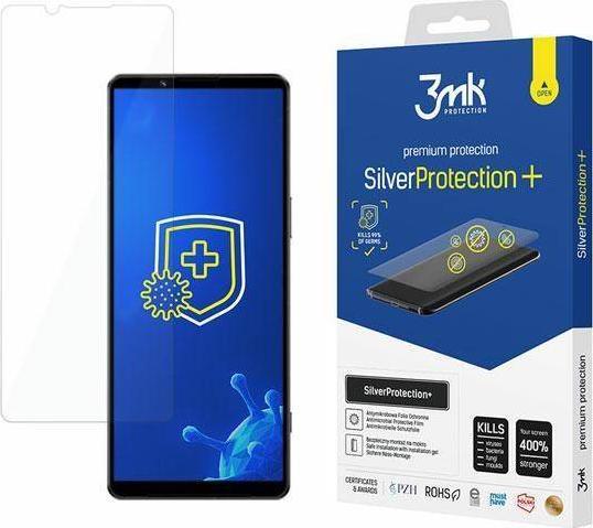 3MK 3MK Silver Protect+ Sony Xperia 1 IV Folia Antymikrobowa montowana na mokro