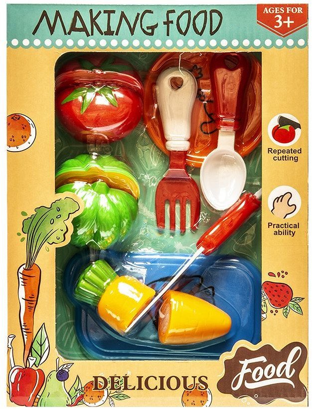 Warzywa mały zestaw do krojenia z akcesoriami