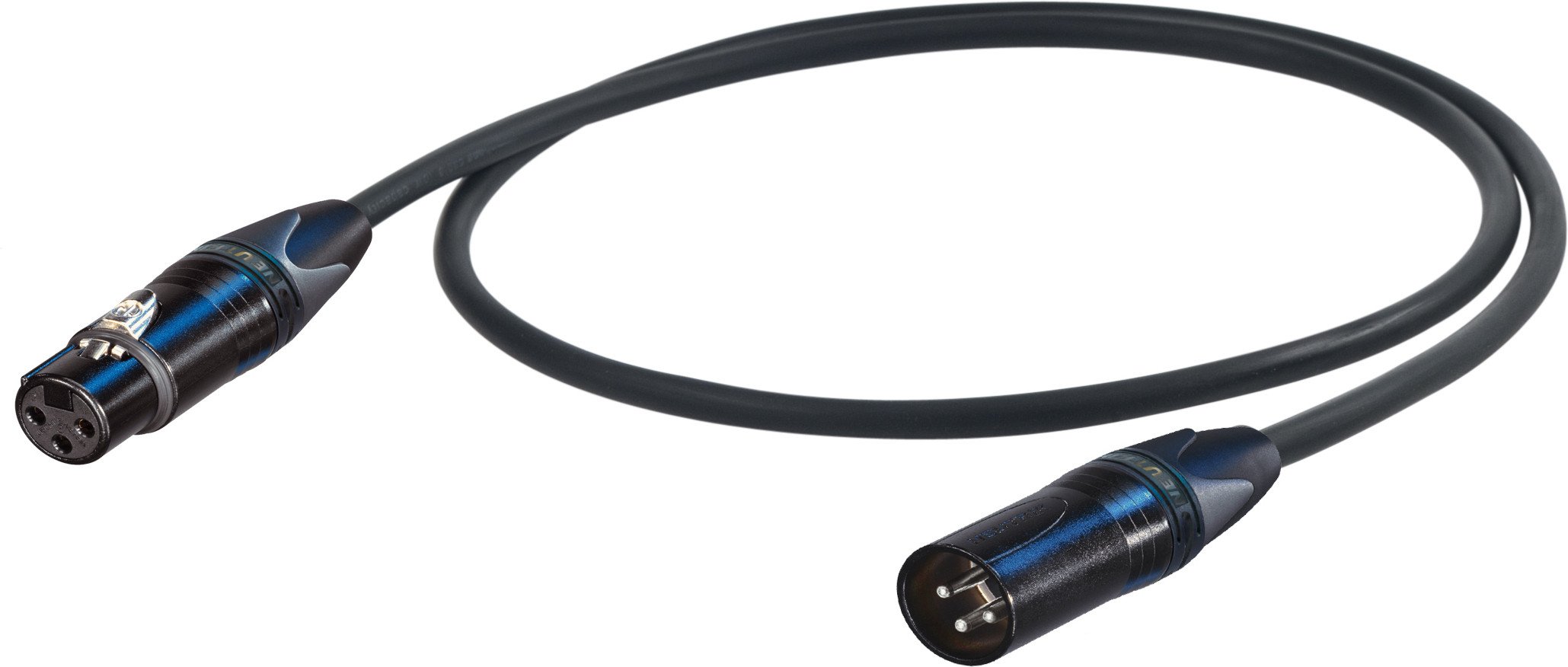 PROEL professional microphone cable, 30m, black
