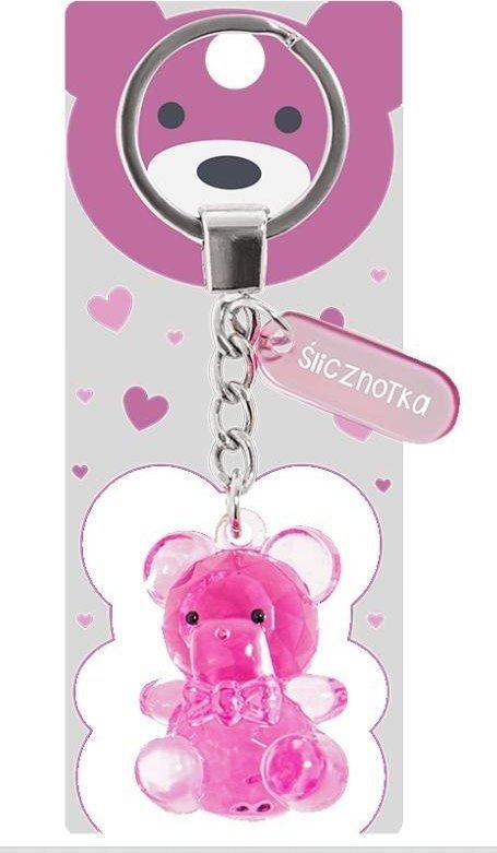 Brelok miś - Ślicznotka