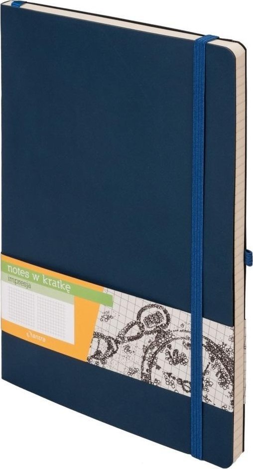 Notes A5 Kratka Impresja granatowy