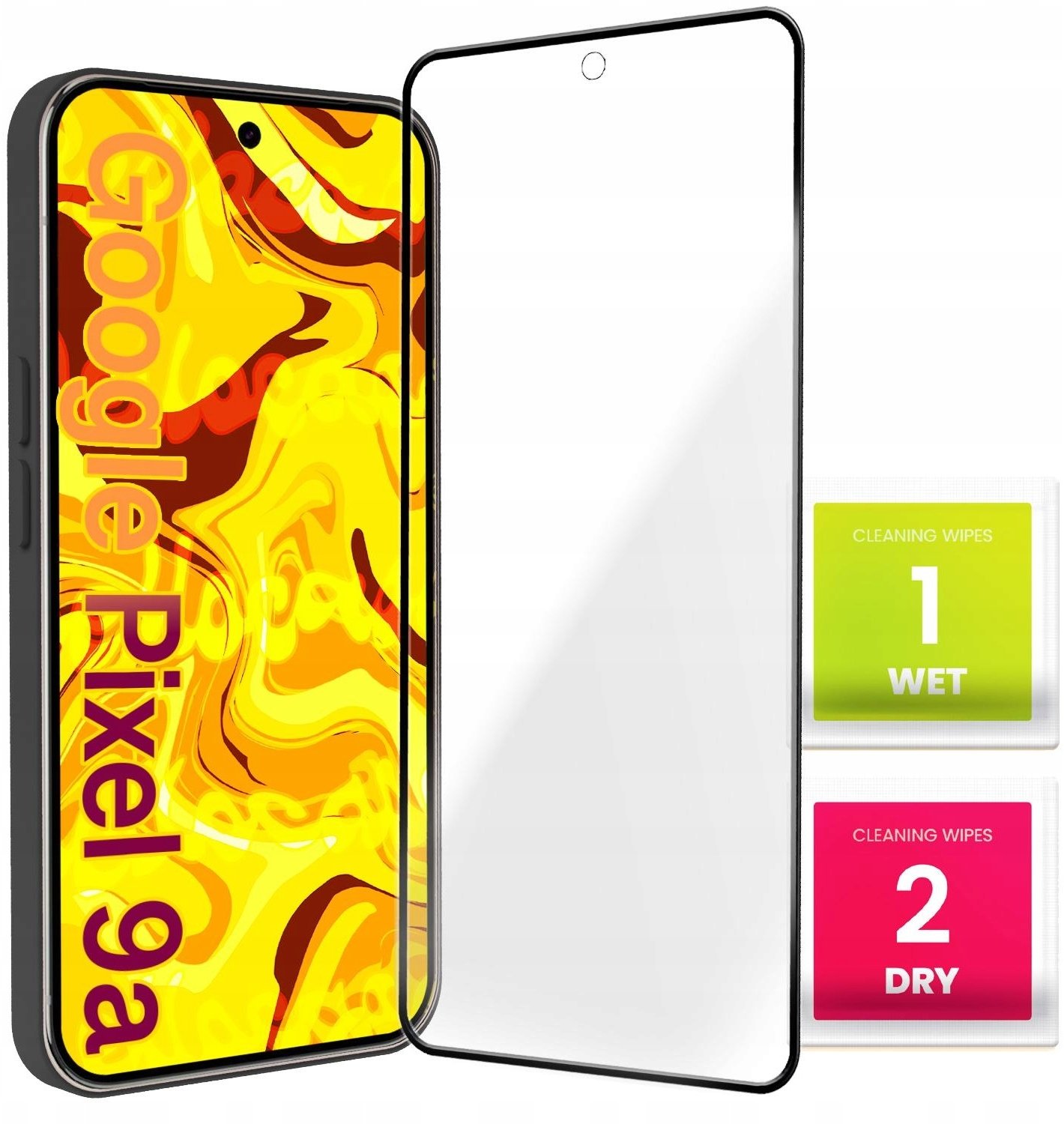 Szkło Hartowane Do Google Pixel 9A (Pełne, 5D, Szybka, 9H, Ochronne)