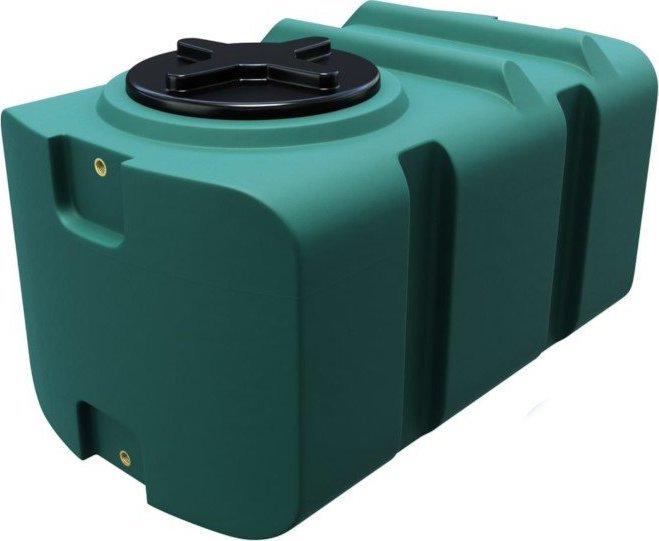 UHP Zbiornik plastikowy 300 l SK zielony wym. 101 x 63 x 57 cm (gwint dolny 3/4 cala)