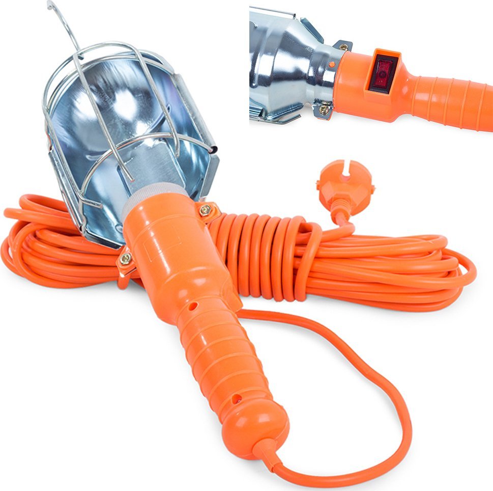 Verk Lampa warsztatowa z haczykiem 5m garażowa 230v 60w Lampa warsztatowa z haczykiem 5m garażowa 230v 60w
