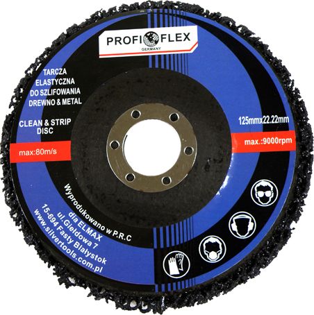 Silver TARCZA SZLIFIERSKA WŁÓKNINA/SILVER EX10255