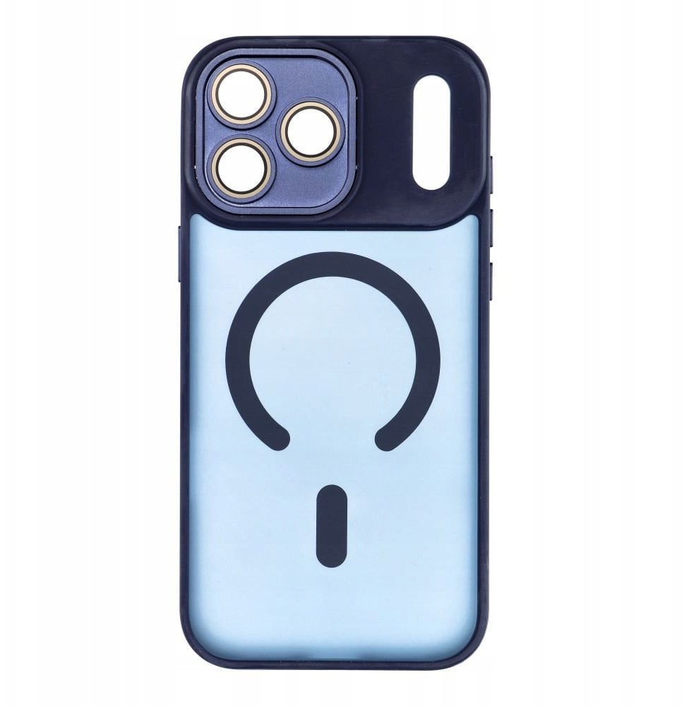 Futerał VARIETE MAG COVER kompatybilny z MagSafe do IPHONE 17 PRO MAX granatowy