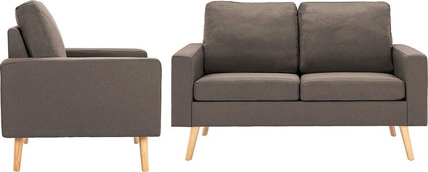 Elior 3-osobowy zestaw wypoczynkowy z fotelem, taupe - Eroa 3X