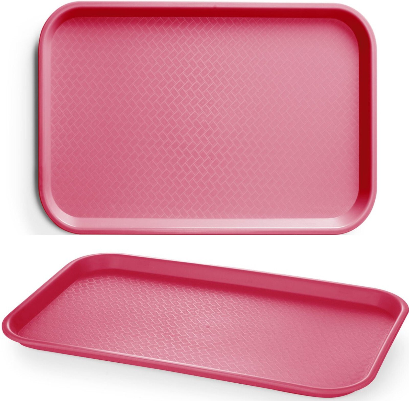 Amerbox Taca do serwowania Fast Food GN 1/1 530x325 mm - czerwona