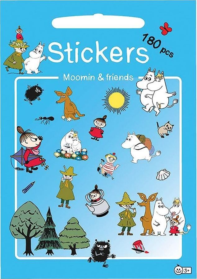 Barbo Toys Zestaw Naklejek 180 szt. Przyjaciele Muminki