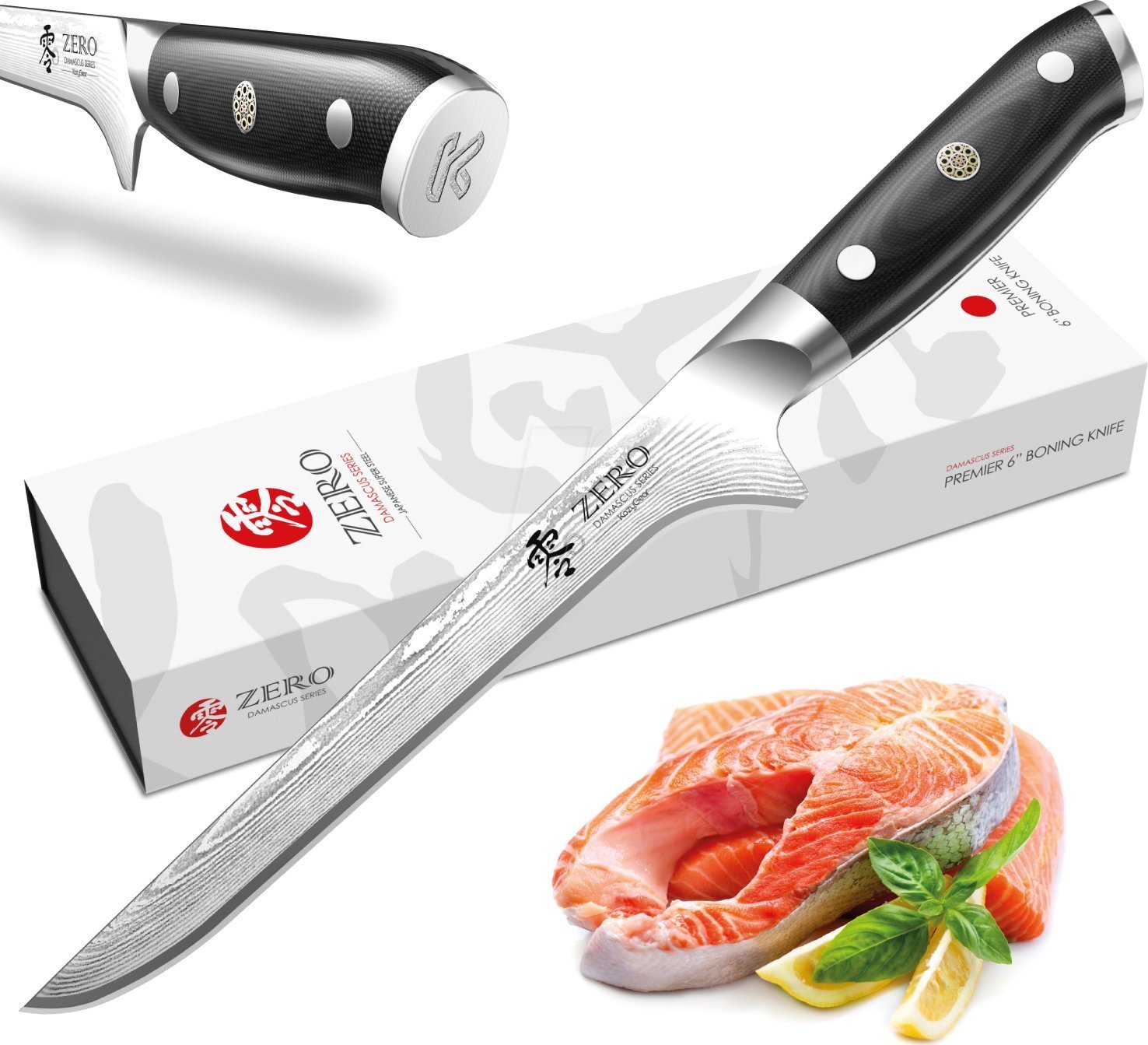 Kozygear KozyGear Premier 6" 25cm Ausbeinmesser Japan. Superstahl