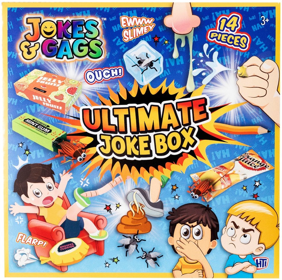 JOKE SET PRANK TOYS 14 PCS
