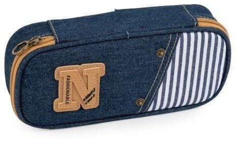 Piórnik etui Denim granatowy