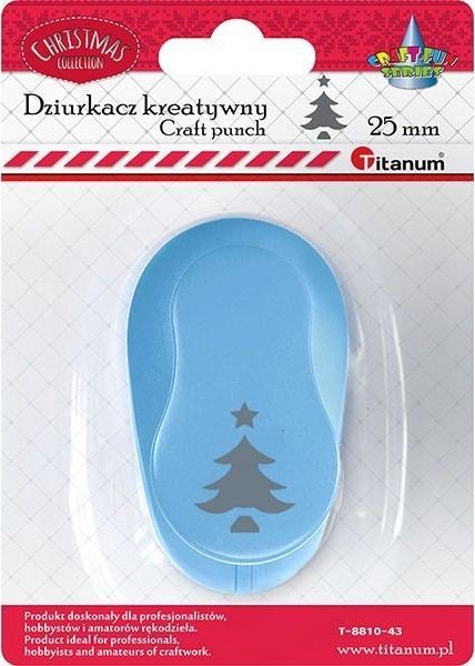 Titanum Dziurkacz kreatywny 25 mm Titanum Choinka 43
