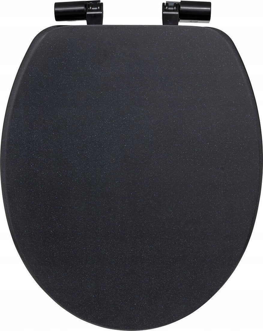 Deska bidetowa 5five Cicho opadająca deska sedesowa ONYX, 37,5 x 49,9 x 5,2 cm