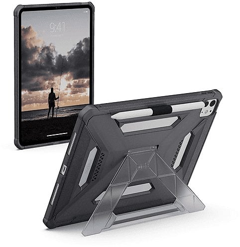 UAG Scout+ - etui z podstawką oraz uchwytem na Apple Pencil do iPad Pro 11" M4 (2024) / M5 (2025) (ash)