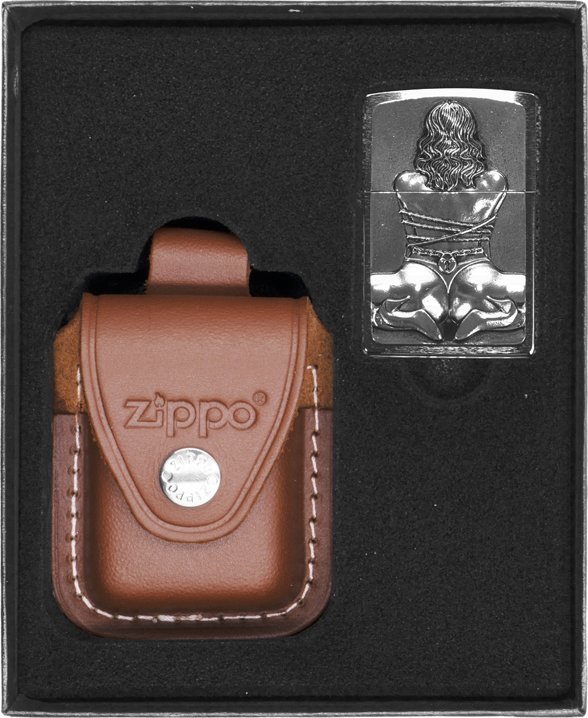 Zestaw ZIPPO Zapalniczka GIRL Prezentowy No2