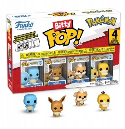 Figurka Pokemon Figurka Funko POP Squirtle 4-pak mix