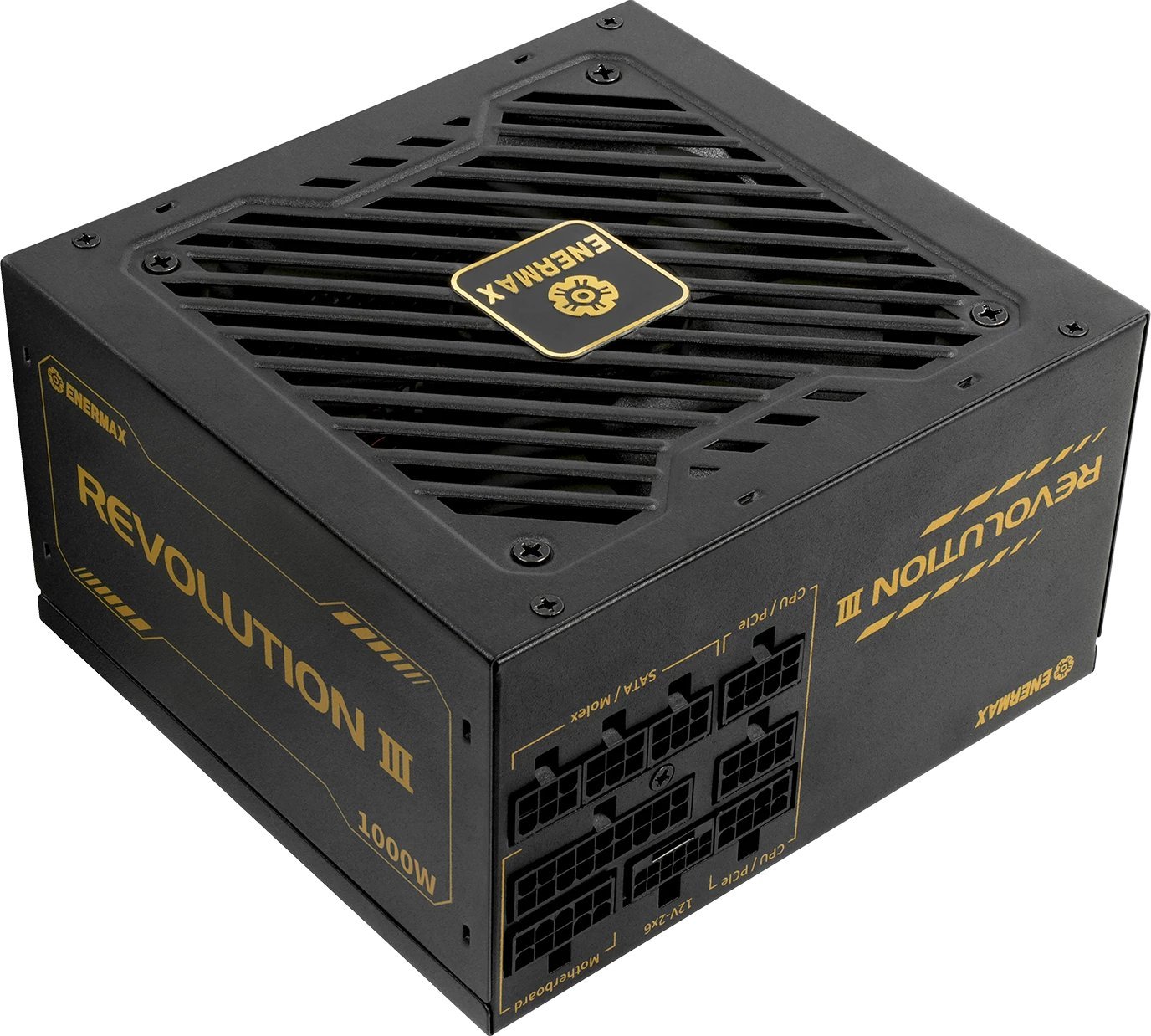 Enermax Power Supply 1000W Revolution3 80+ Gold Black FULLMO