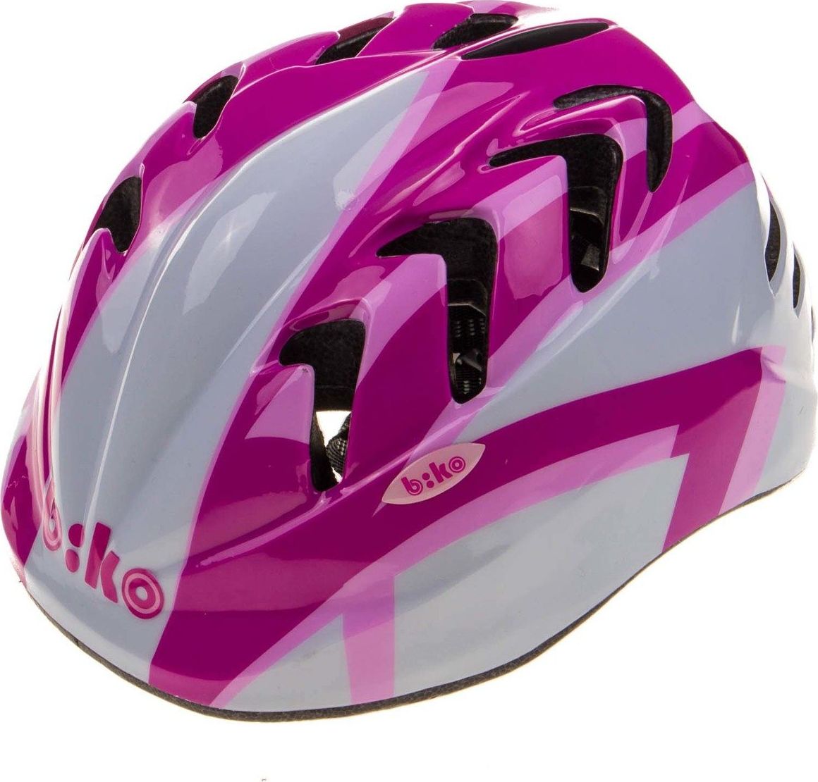 Biko Kask Biko KID PRO biało-różowy HM-BI206-1 44-48 cm