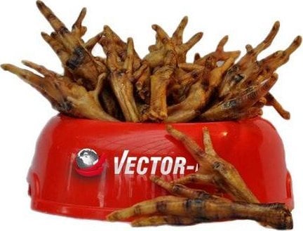 Vector-Food Przysmak Dla Psa Stopki Kurze Suszone 1kg