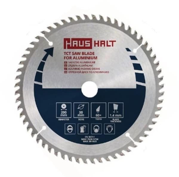 CIRCULAR SAW BLADE ALUMINIUM 200X30X60