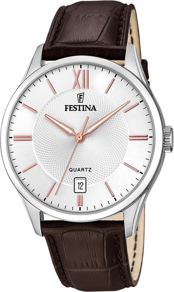 Zegarek Festina Zegarek męski Festina F20426-4 brązowy