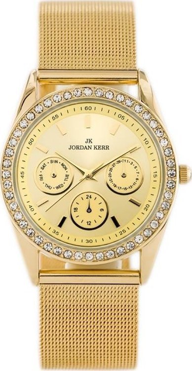 Zegarek ZEGAREK DAMSKI JORDAN KERR - AW273 (zj859b) - antyalergiczny
