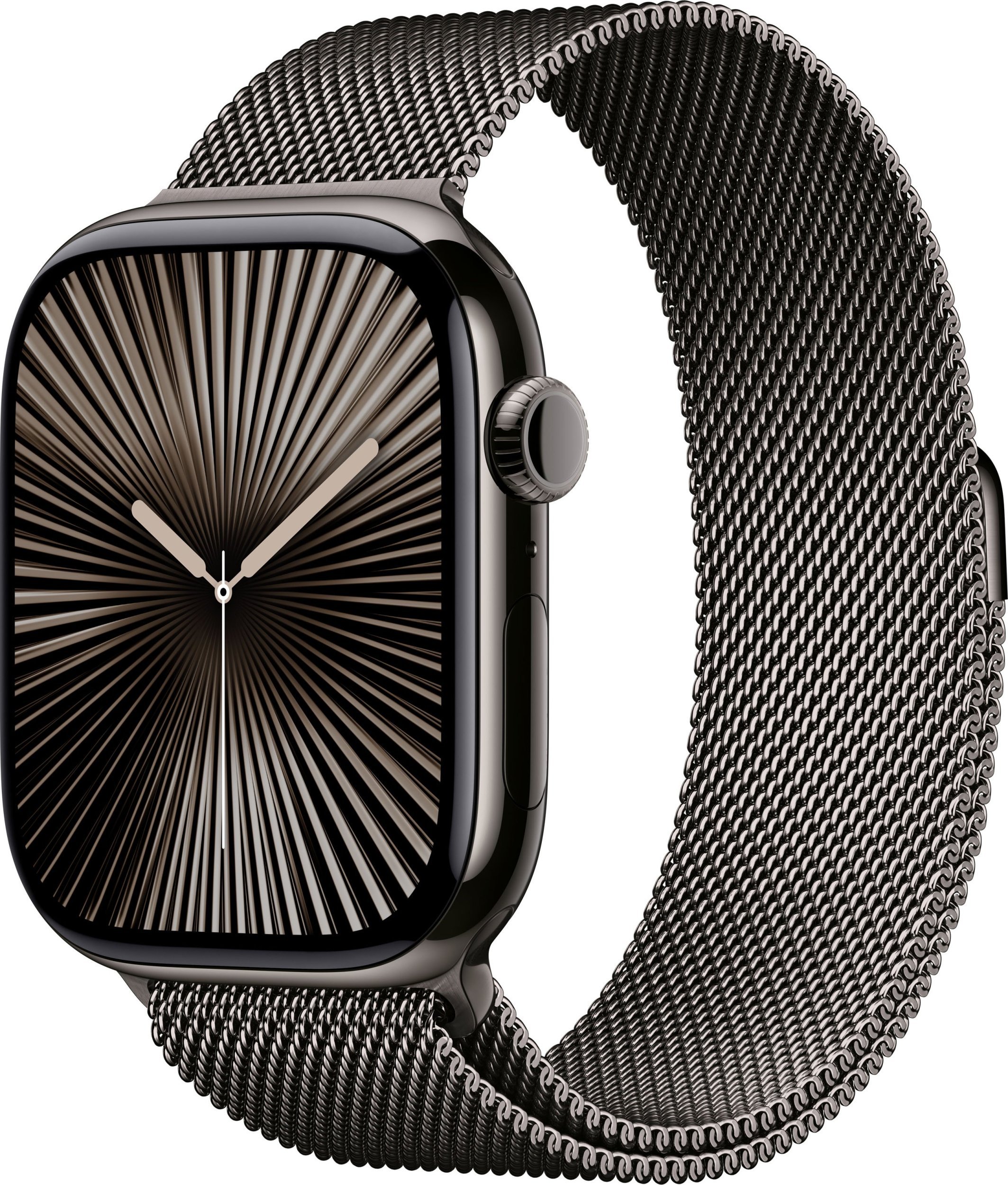 Smartwatch Apple Watch 10 GPS + Cellular 46mm Slate Titanium Milanese Loop M/L Czarny (MWYW3QF/A)