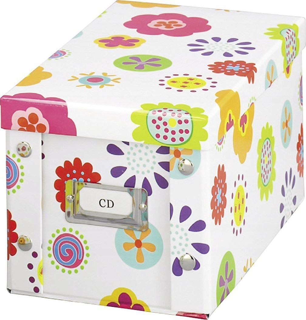 Zeller Pudełko na płyty CD, 20 sztuk - motyw kwiaty, ZELLER