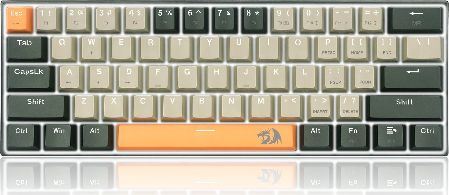 Klawiatura Redragon K606 Lakshmi Red switch (K606-OG&GY&BK)