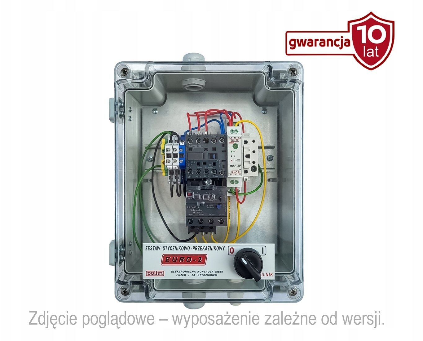 Pollin Zestaw stycznikowo-przekaźnikowy do ochrony silnika 3P 1,5kW 3,7-5,5A EURO-2-0150