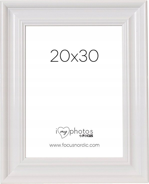 Ramka Focus Focus Charleston White 20x30