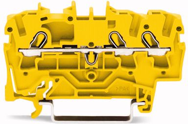 Wago Złączka szynowa 3-przewodowa 2,5mm2 żółta TOPJOBS (2002-1306)