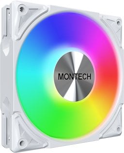 Wentylator Montech Wentylator Metal Pro 12 ARGB PWM White 120mm