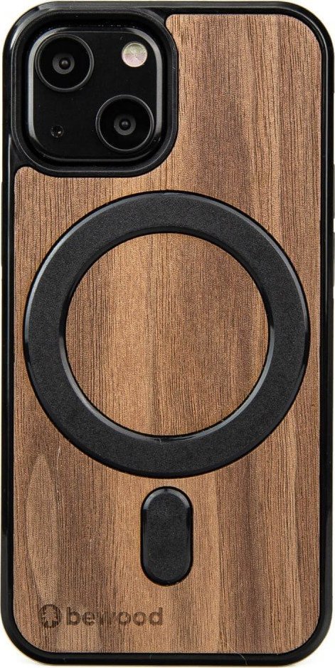 BeWood Drewniane Etui Bewood na iPhone 13 Mini Orzech Amerykański MagSafe