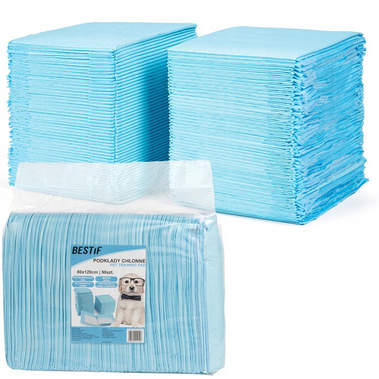 Podkłady chłonne BESTIF BPC01 80x120 cm 50szt Bestif