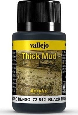 Vallejo Thick Mud Black efekt Błota Vallejo uniwersalny