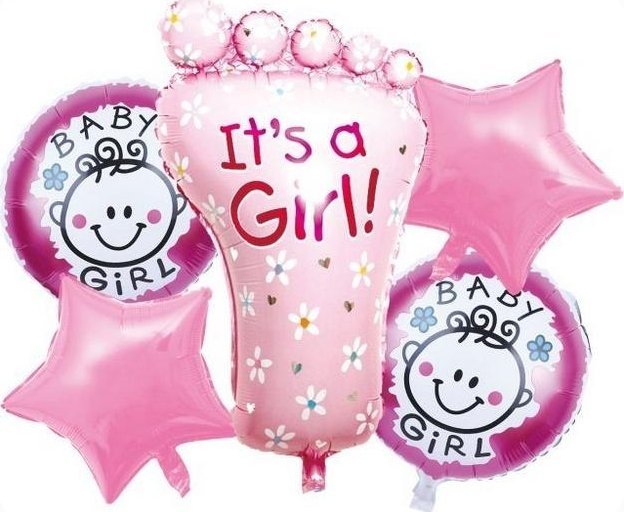 Zestaw balonów Girl 6el