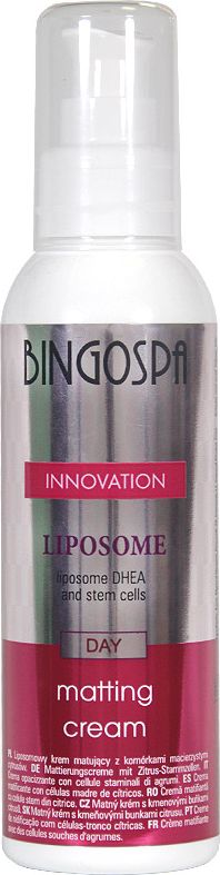 BingoSpa Krem do twarzy Liposomowy z komórkami macierzystymi cytrusów matujący 135g