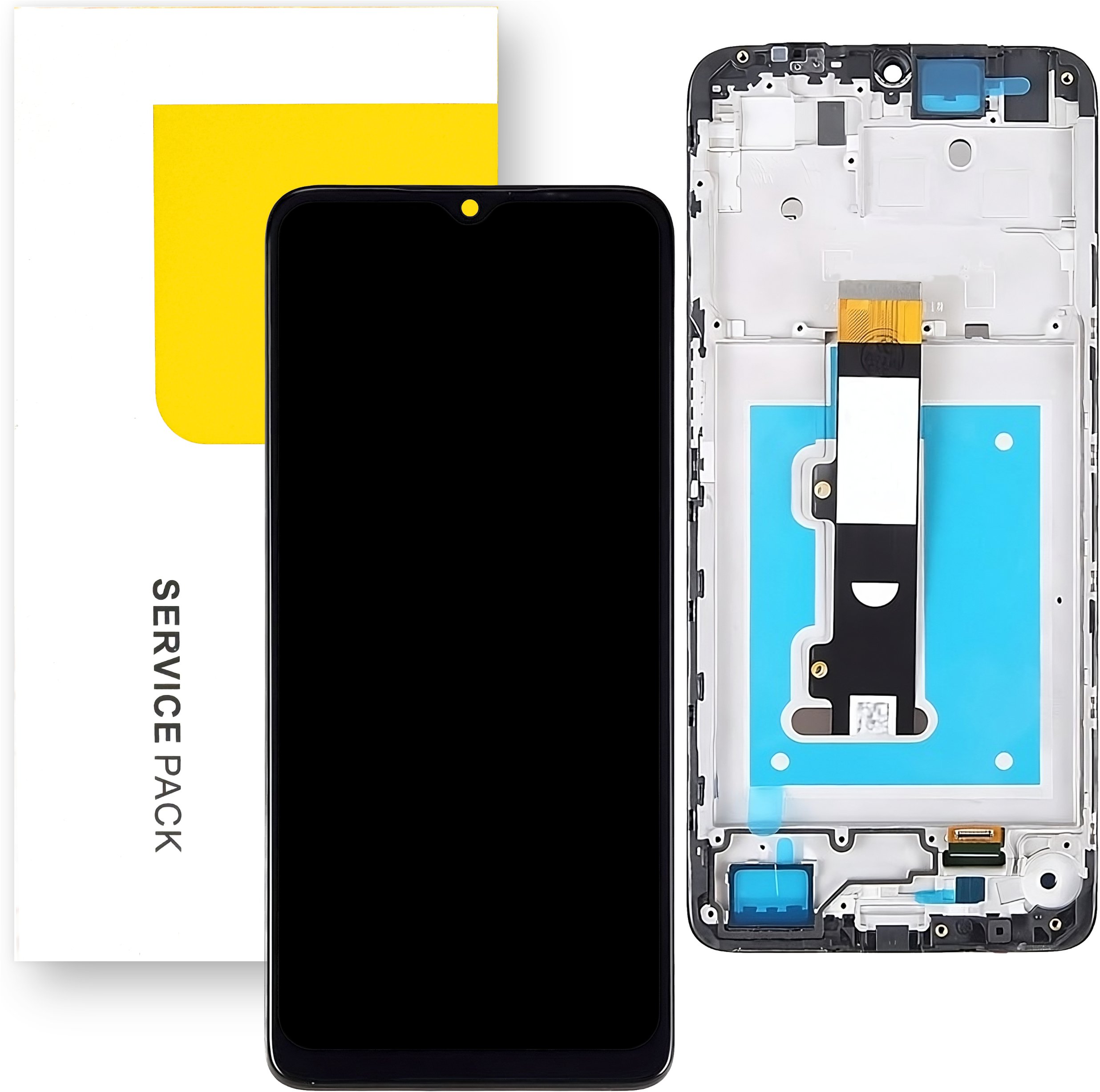 Wyświetlacz do Motorola E22 / E22i Ramka LCD XT2239-6 Oryginał Mobilepart