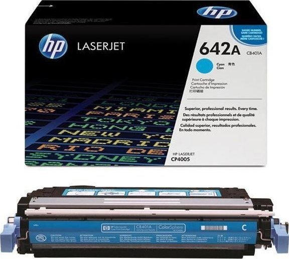 Toner HP 642A Cyan Oryginał (CB401A)