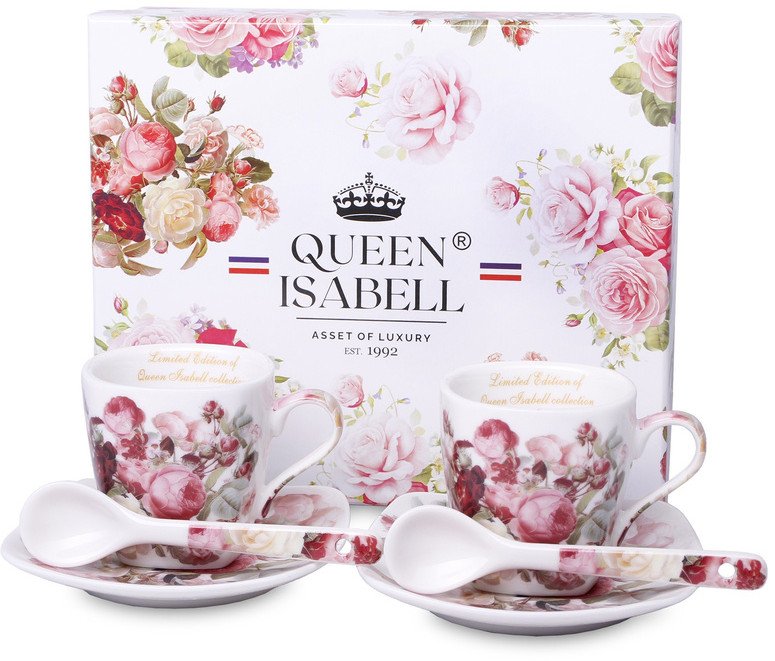 Elegancki Komplet dwóch Filiżanek w Kartoniku na prezent