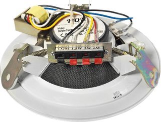 HQM GŁOŚNIK SUFITOWY PA HQM-SO615 6W 100V BIAŁY