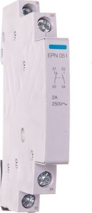 Hager Styk pomocniczy 2A 24-230V AC 1Z+1R do wyłącznika impulsowego EPN051