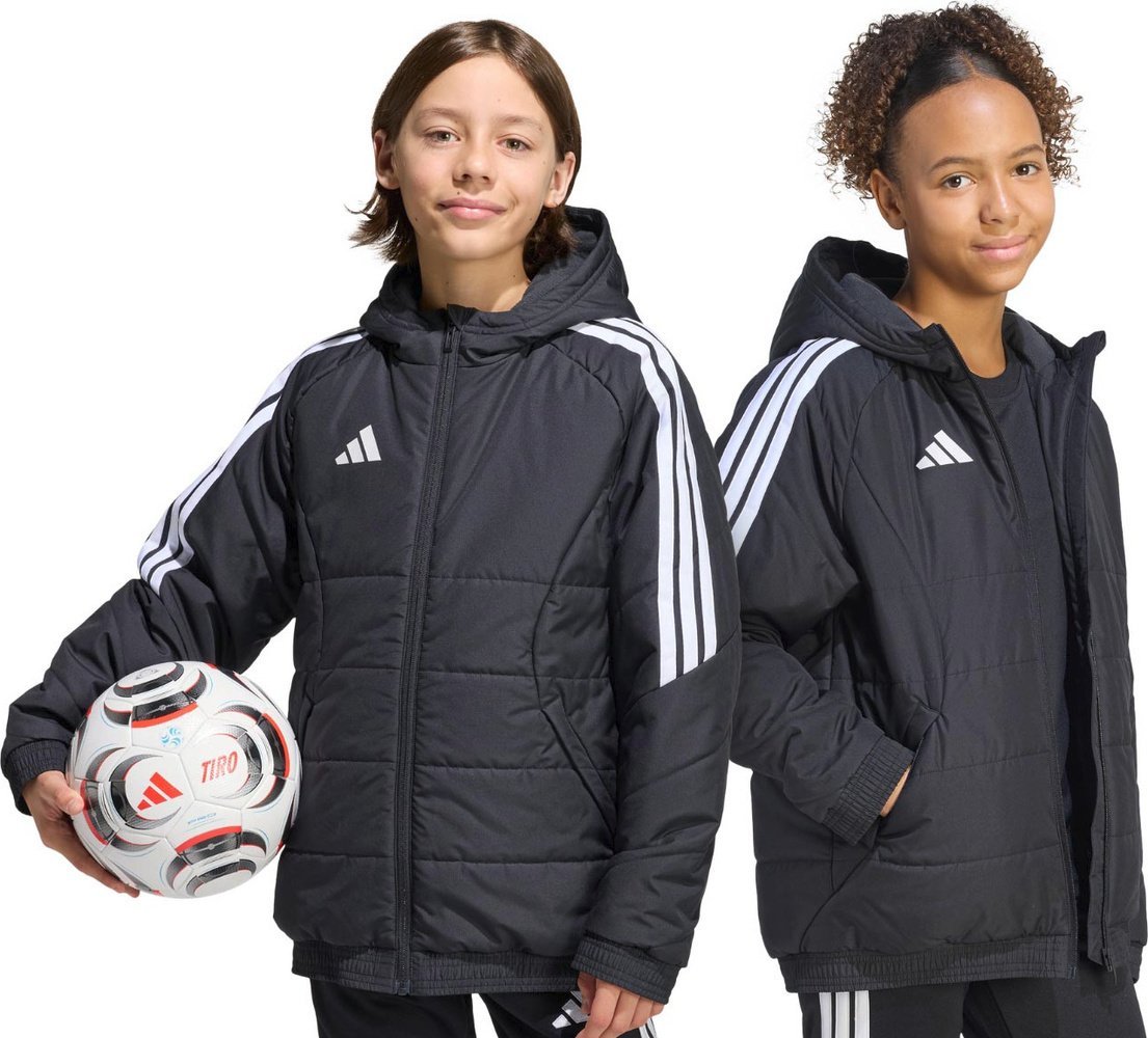 Kurtka dla dzieci adidas Tiro 26 Winter czarna KA5319 140cm